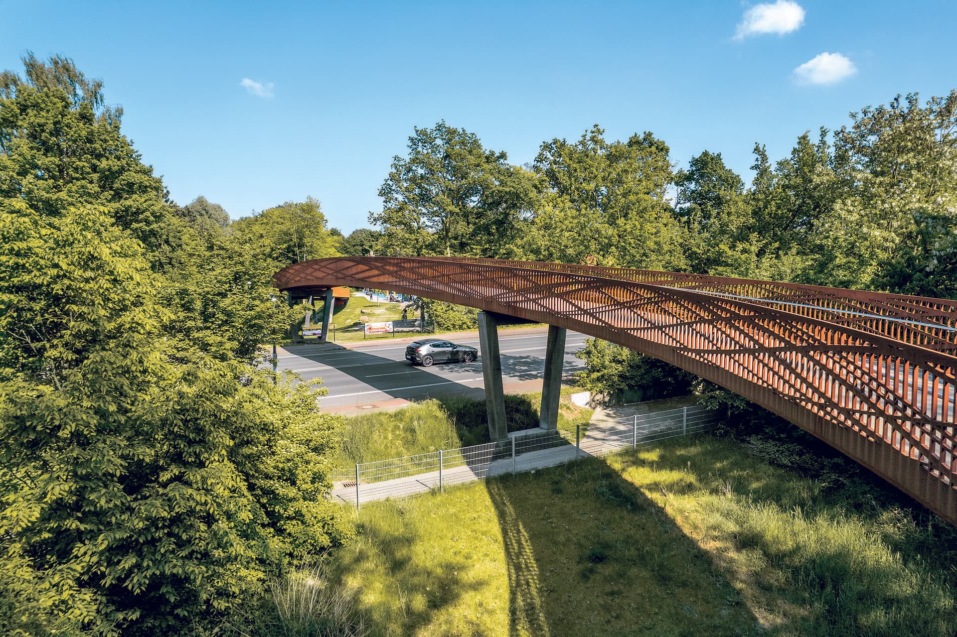 Dalkebrücke über der B61 (© Benno Schulz)